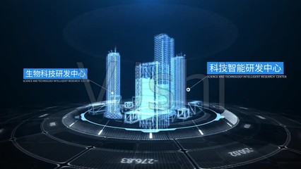 E3D科技城市建筑研发中心_AE模板下载(编号:3968885)_AE模板